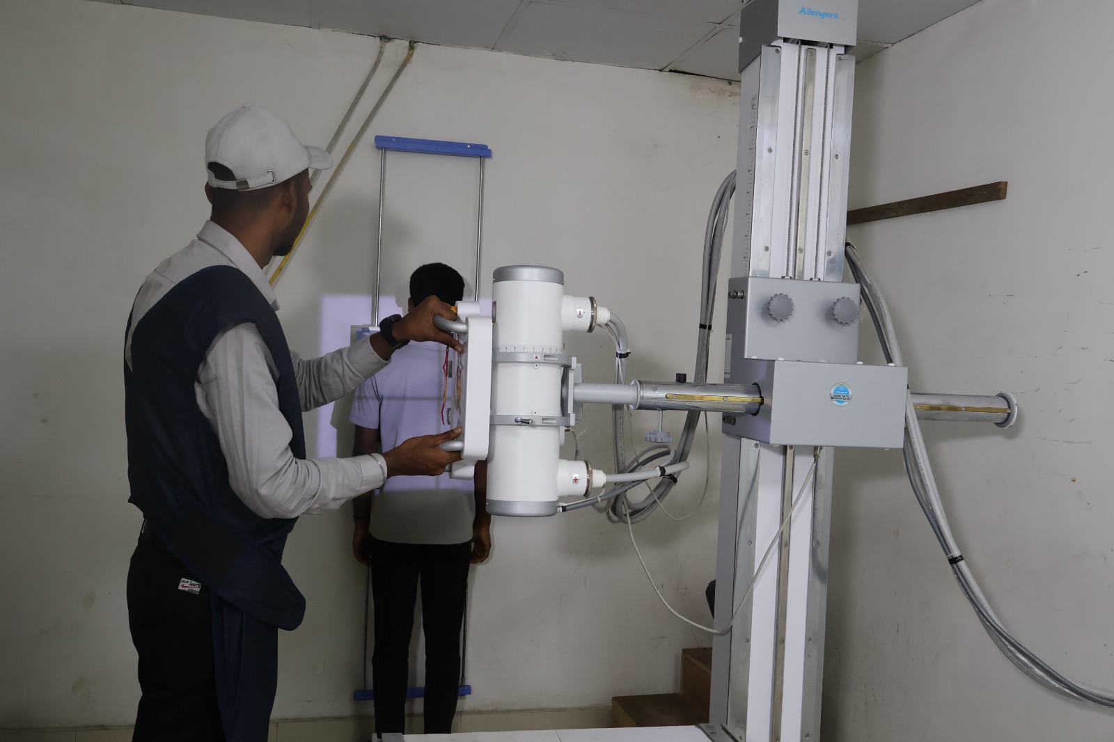 Radiology equipment photographed at Mamta Hospital